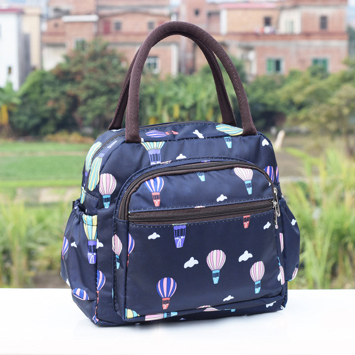 Cat Pattern Insulated Lunch Tote Bowlift