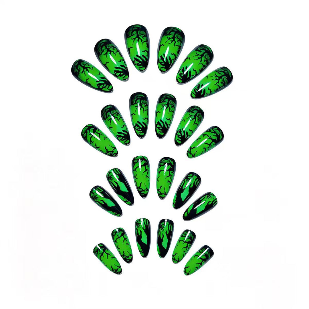 Spooky Nail Art Design Bowlift