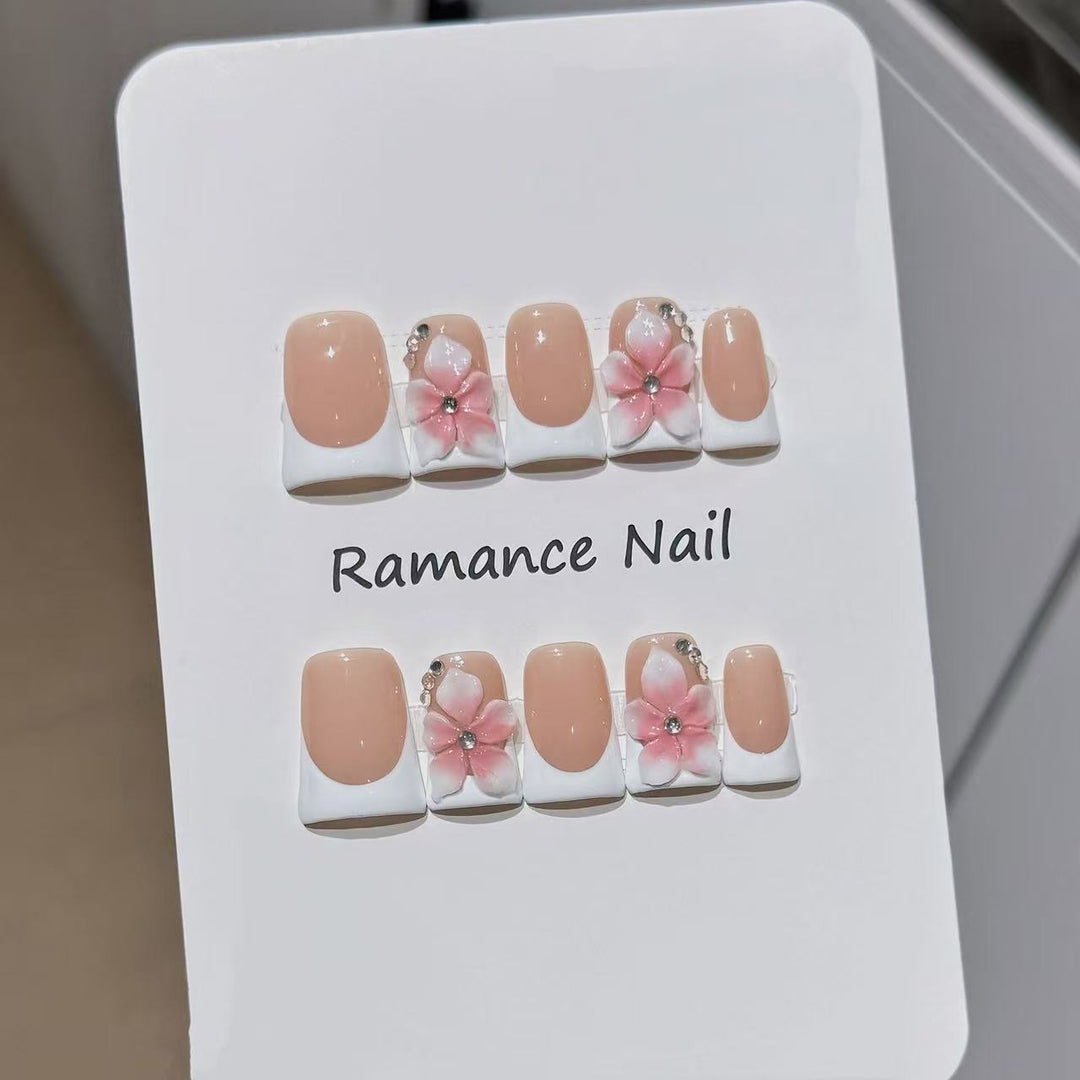Floral Design Nail Art Set Bowlift