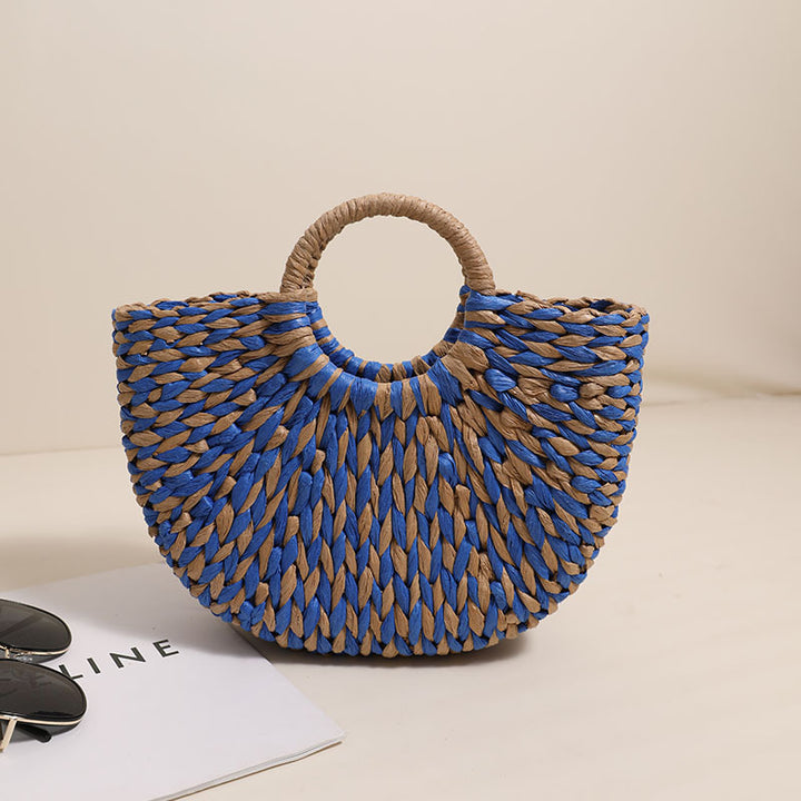 Braided basket bag with unique design Bowlift