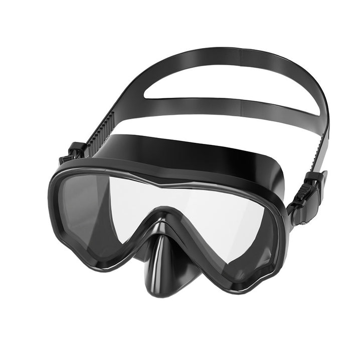 Diving mask with comfortable silicone cover Bowlift
