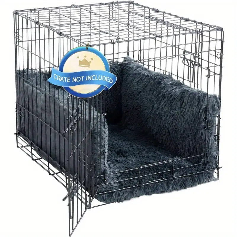 Plush  Crate Cushion  Dog Bed