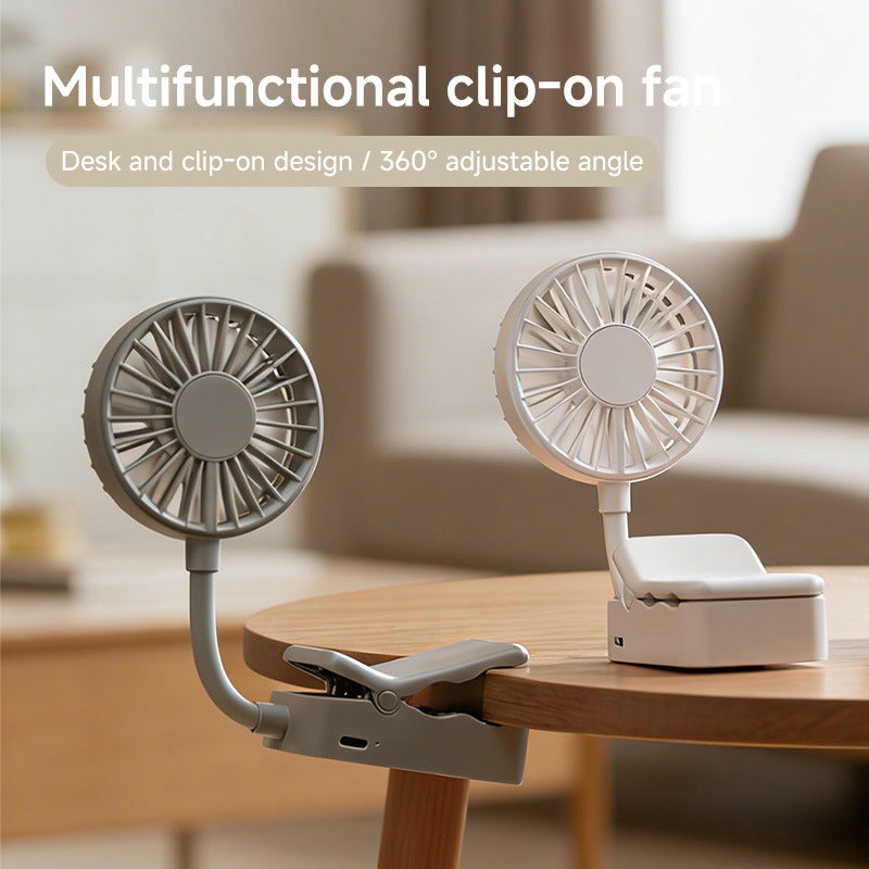 Unisex Portable Clip-On Fan Bowlift