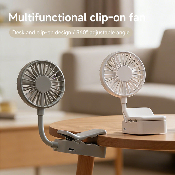 Unisex Portable Handheld Rechargeable Fan Bowlift