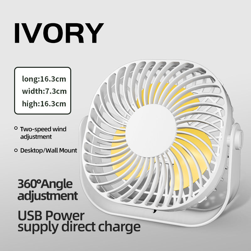 Unisex Adjustable USB Desktop Fan Bowlift