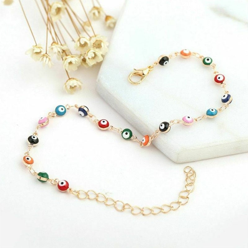 Decorative Eye Charm Anklet Bowlift