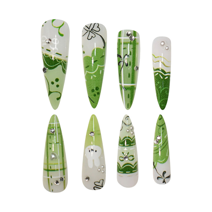 Artistic Themed Press-On Nail Extensions Bowlift 1787913878