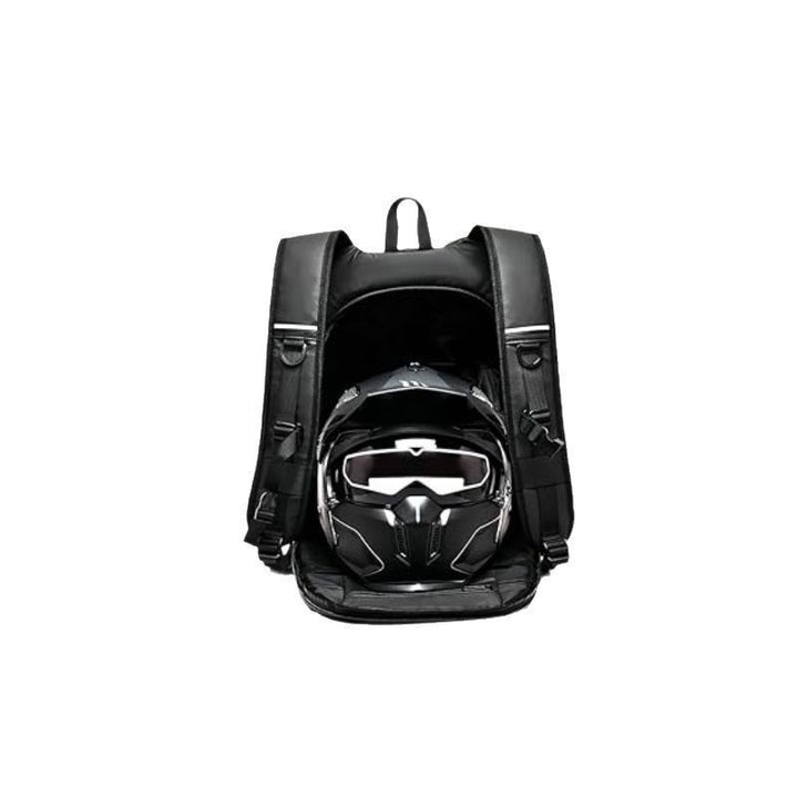 Sporty backpack with reflective design elements Bowlift