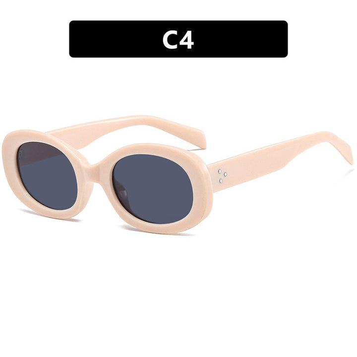 Ladies fashionable sunglasses in stylish oval design Bowlift
