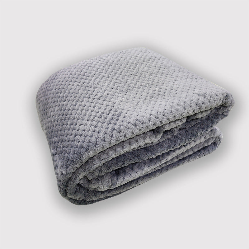 Women's cozy waffle texture blanket Bowlift
