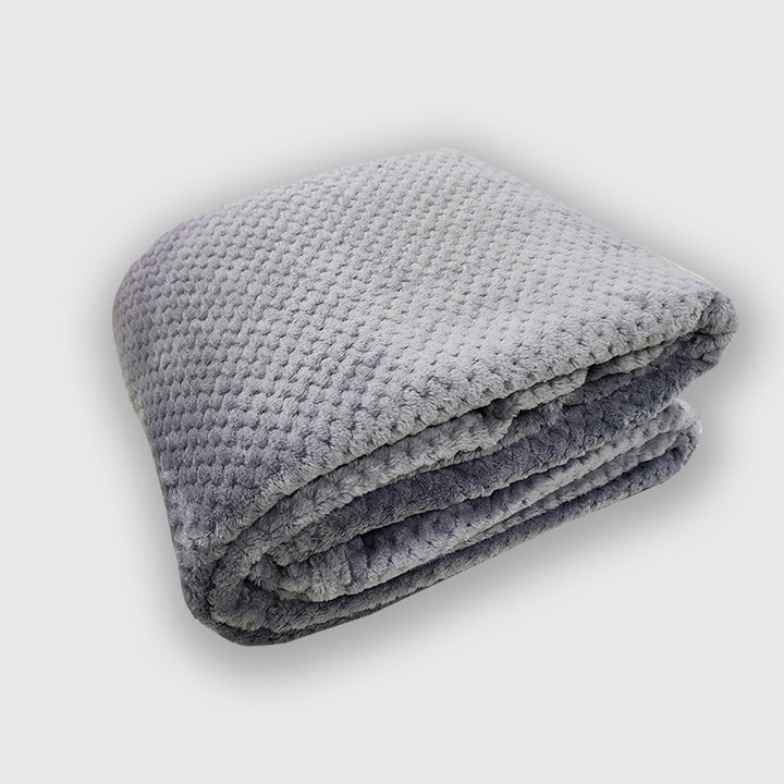 Women's cozy waffle texture blanket Bowlift