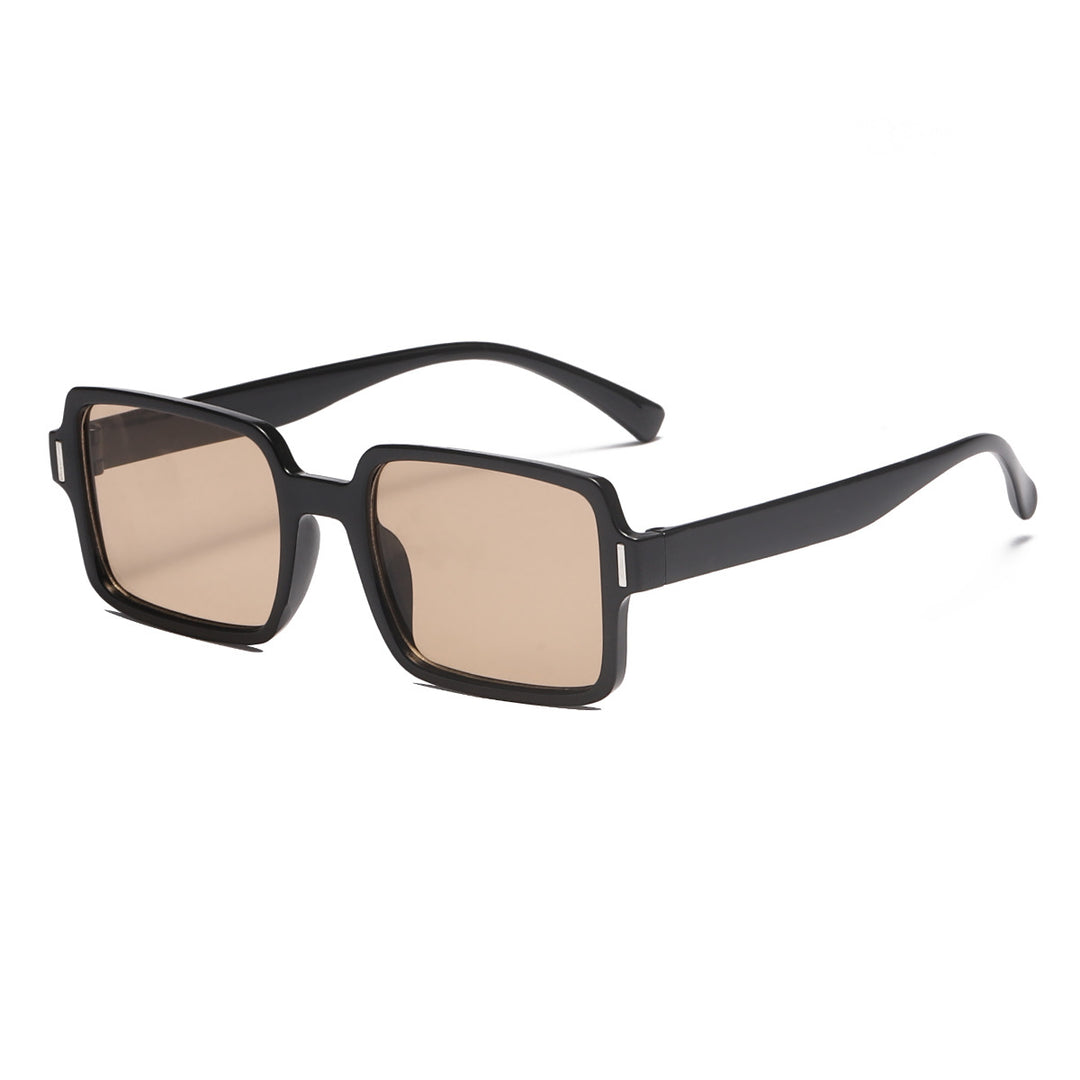 Women's square sunglasses in elegant leopard print Bowlift
