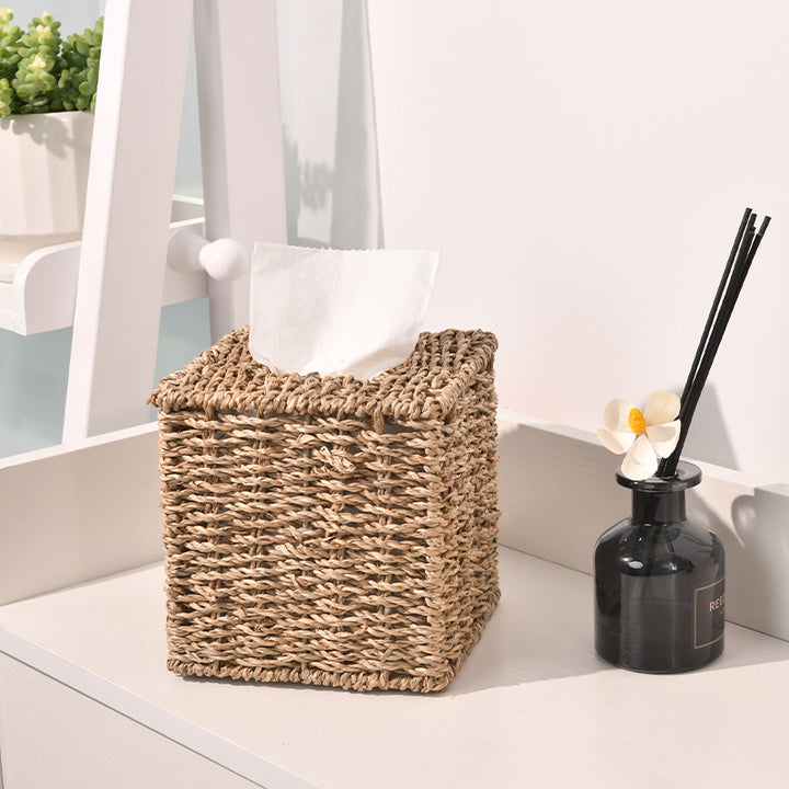 Handwoven Storage Cube Bowlift