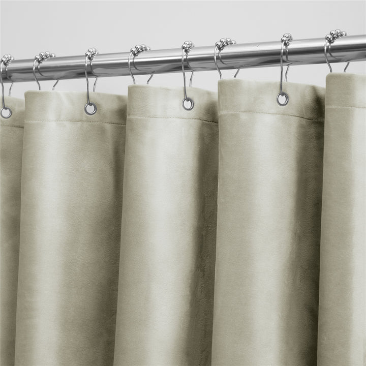 Velvet Grommet Top Curtain Bowlift