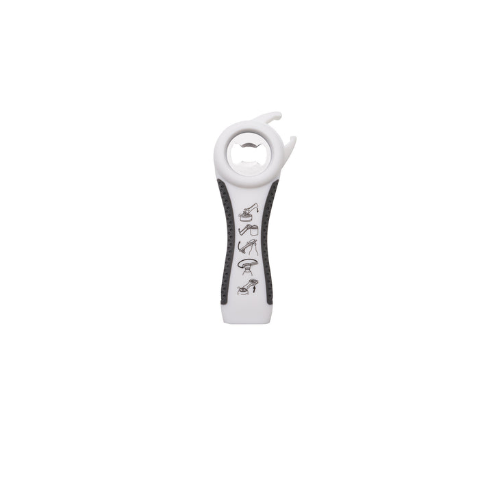 Multifunctional kitchen helper with integrated bottle opener function Bowlift