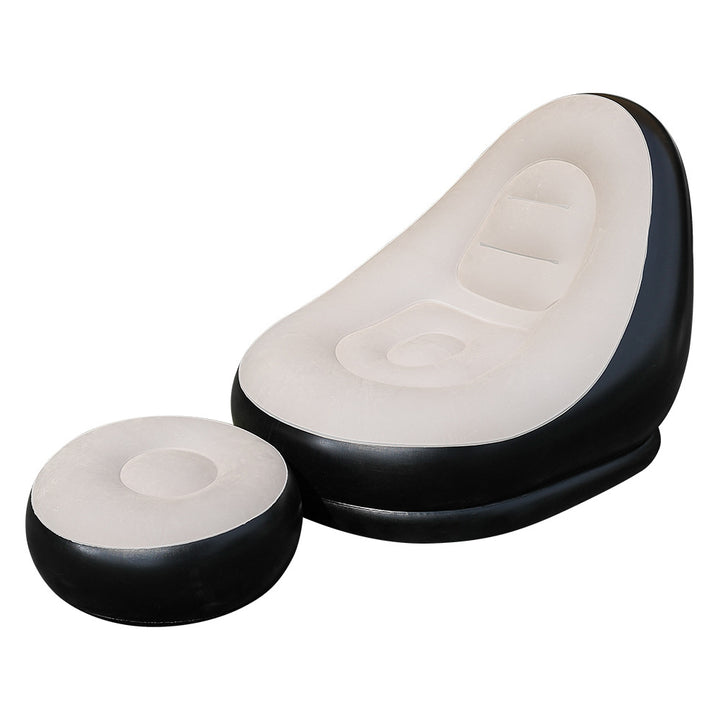 Women Inflatable Relax Lounge with Ergonomic Footrest Bowlift