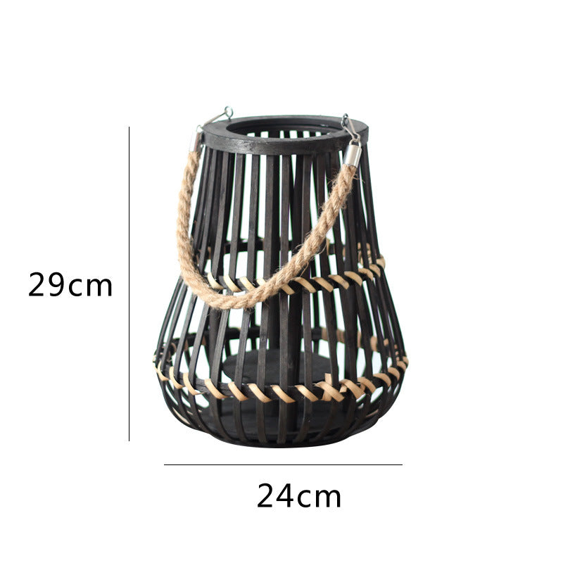 Stylish lantern with hemp handle Bowlift