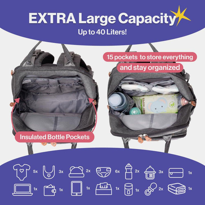 Multifunctional Laptop Backpack with Organizer Bowlift