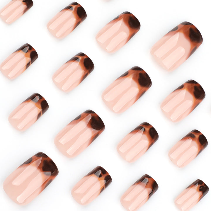 Artistic acrylic nails with elegant ombre design Bowlift