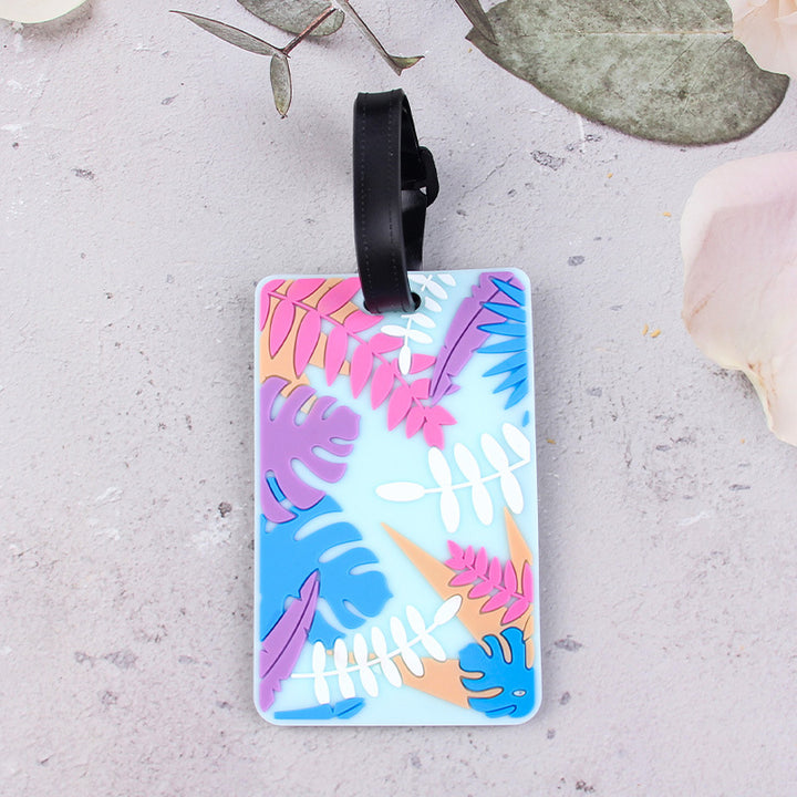 Geometric Pattern Luggage Tag Bowlift