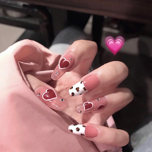 Artistic Nail Art with Heart Design Bowlift