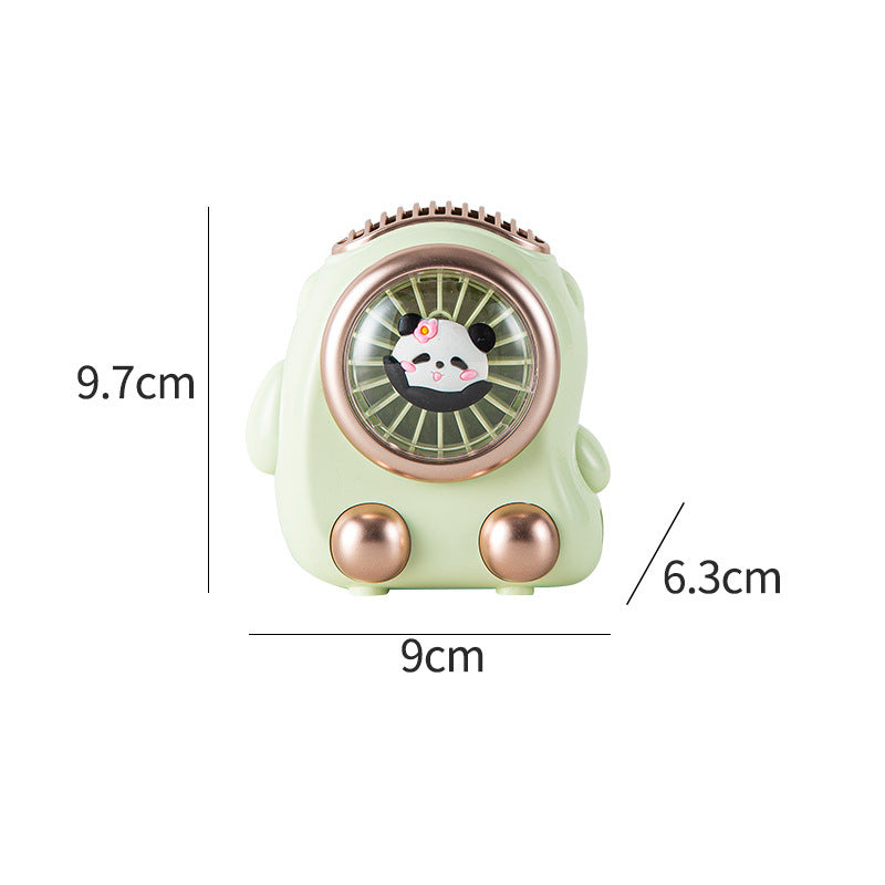 Women's table fan in cute panda design Bowlift