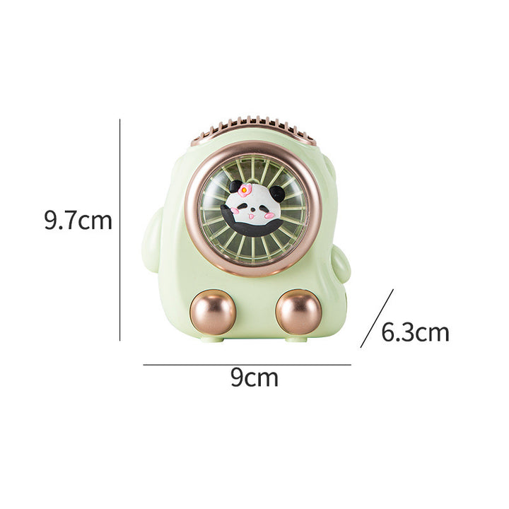 Women's table fan in cute panda design Bowlift