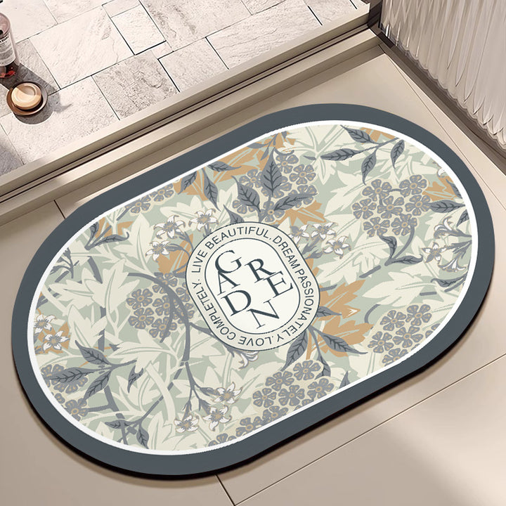Decorative Motivational Bath Mat Bowlift