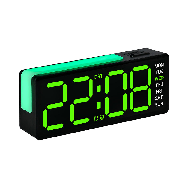 Digital Alarm Clock with Color Change Bowlift
