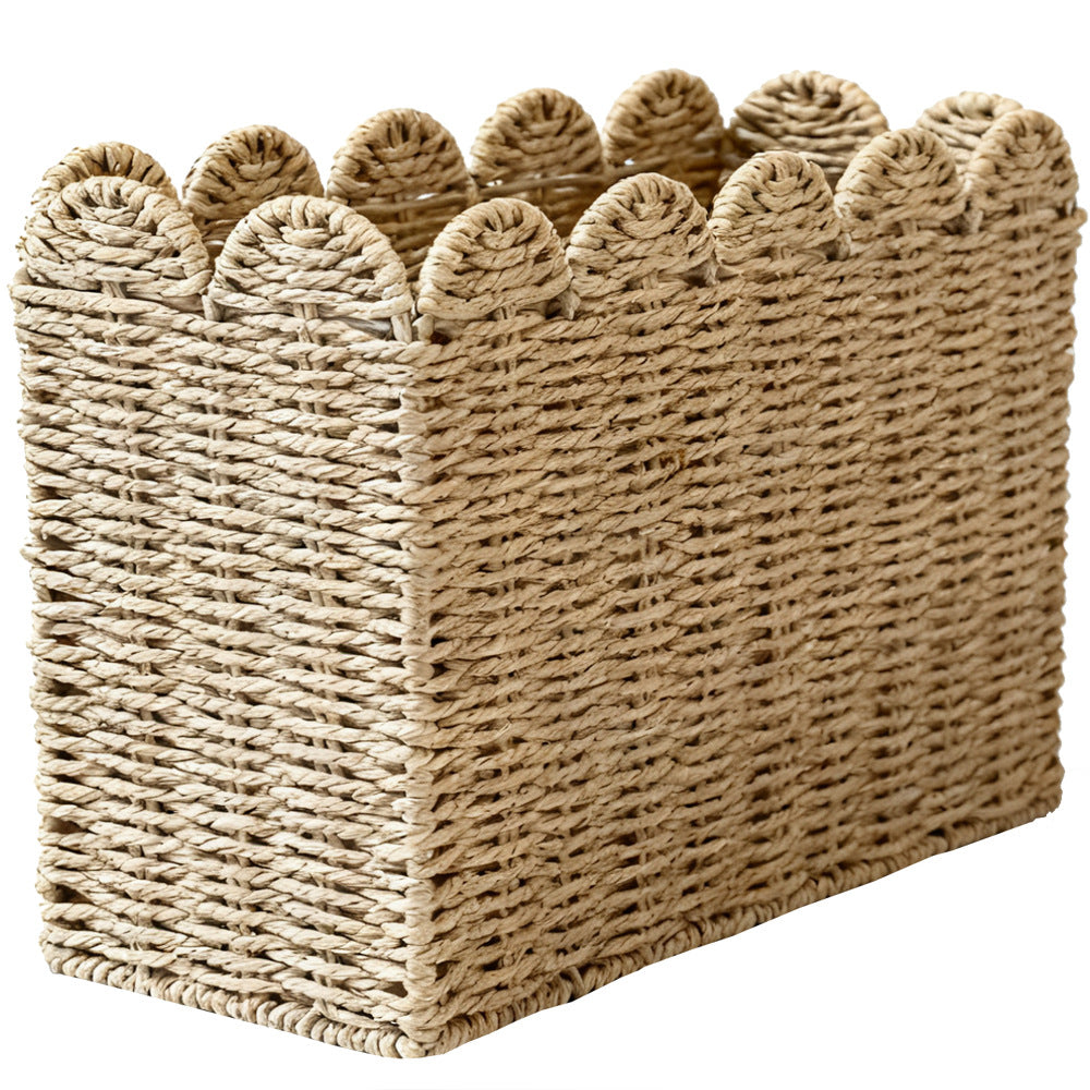 Decorative storage basket made of high-quality natural material Bowlift