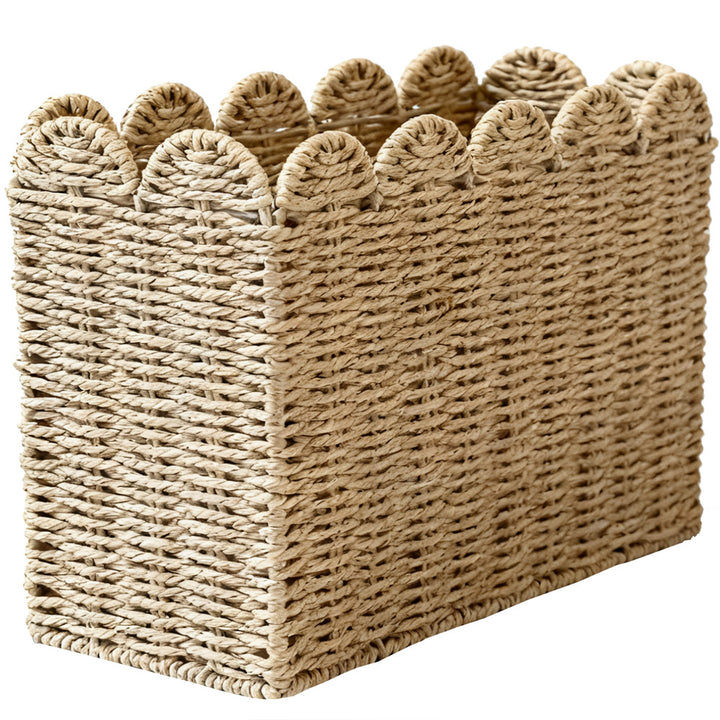 Decorative storage basket made of high-quality natural material Bowlift