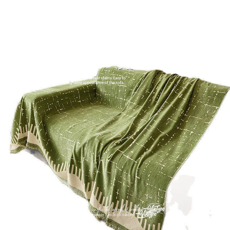 Modern Geometric Pattern Sofa Throw Blanket
