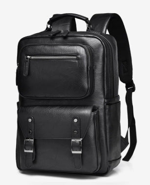 Premium Leather Travel Backpack Bowlift