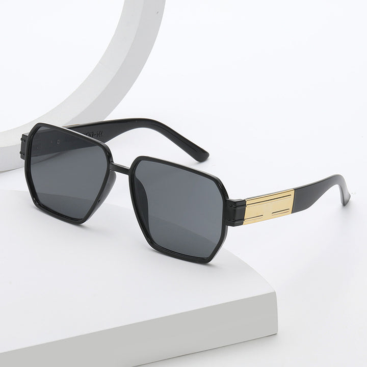 Women's modern oversized sunglasses with asymmetric frame Bowlift