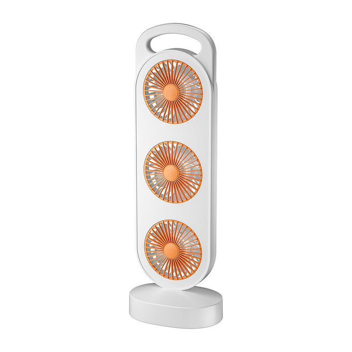 Unisex Multi-Head Portable Desk Fan Bowlift