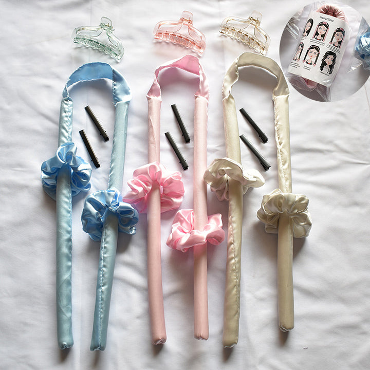Heatless Hair Curling Ribbon Set