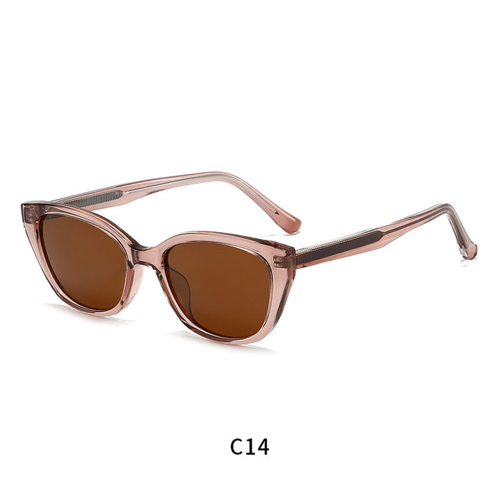 Women's fashionable Cat-Eye sunglasses with UV protection and flexible frame Bowlift