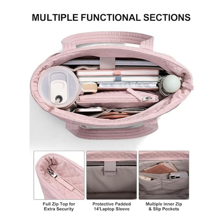 Practical tote bag with removable organizer Bowlift