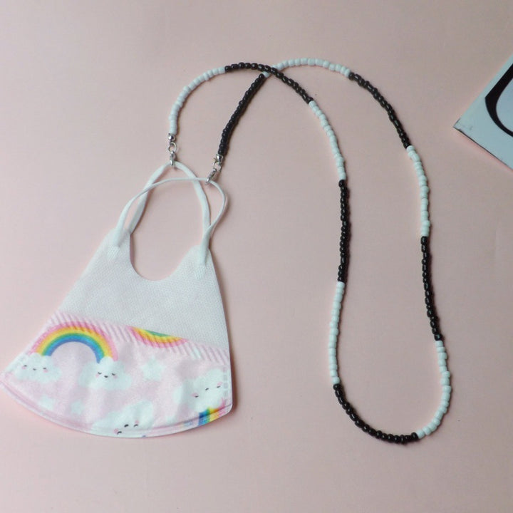 Fashionable Bead Glasses Chain Bowlift