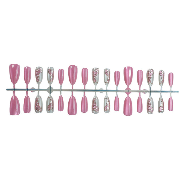 Creative nail design set with luxurious rose accent Bowlift