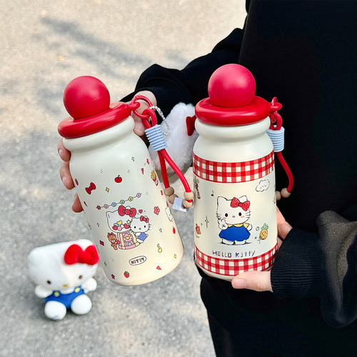 Women Creative Water Bottle with Cute Pendant Bowlift