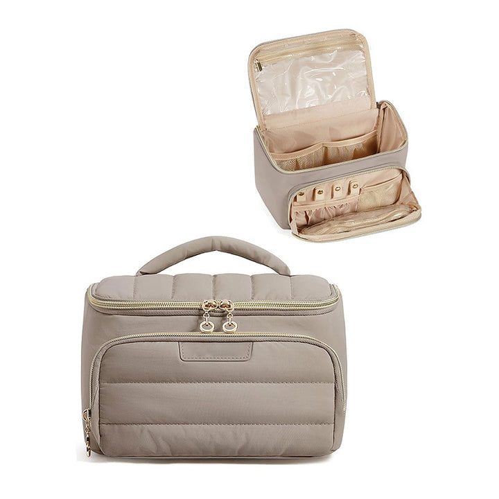 Multifunctional Cosmetic Organizer Bag with Removable Hanging System Bowlift