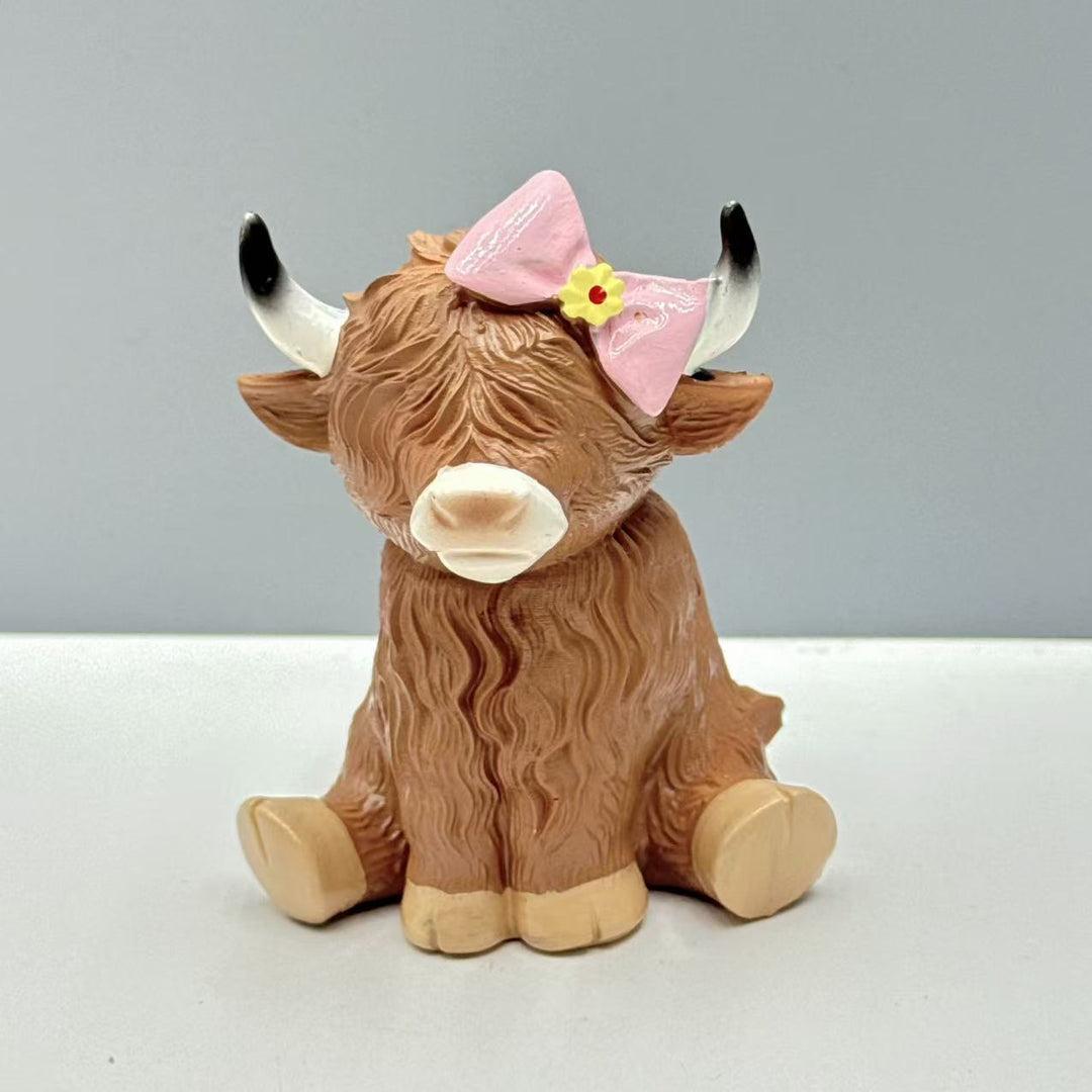 cute decorative horned cattle Bowlift