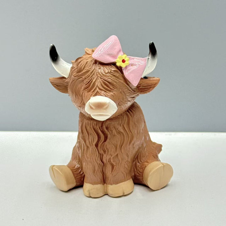 cute decorative horned cattle Bowlift