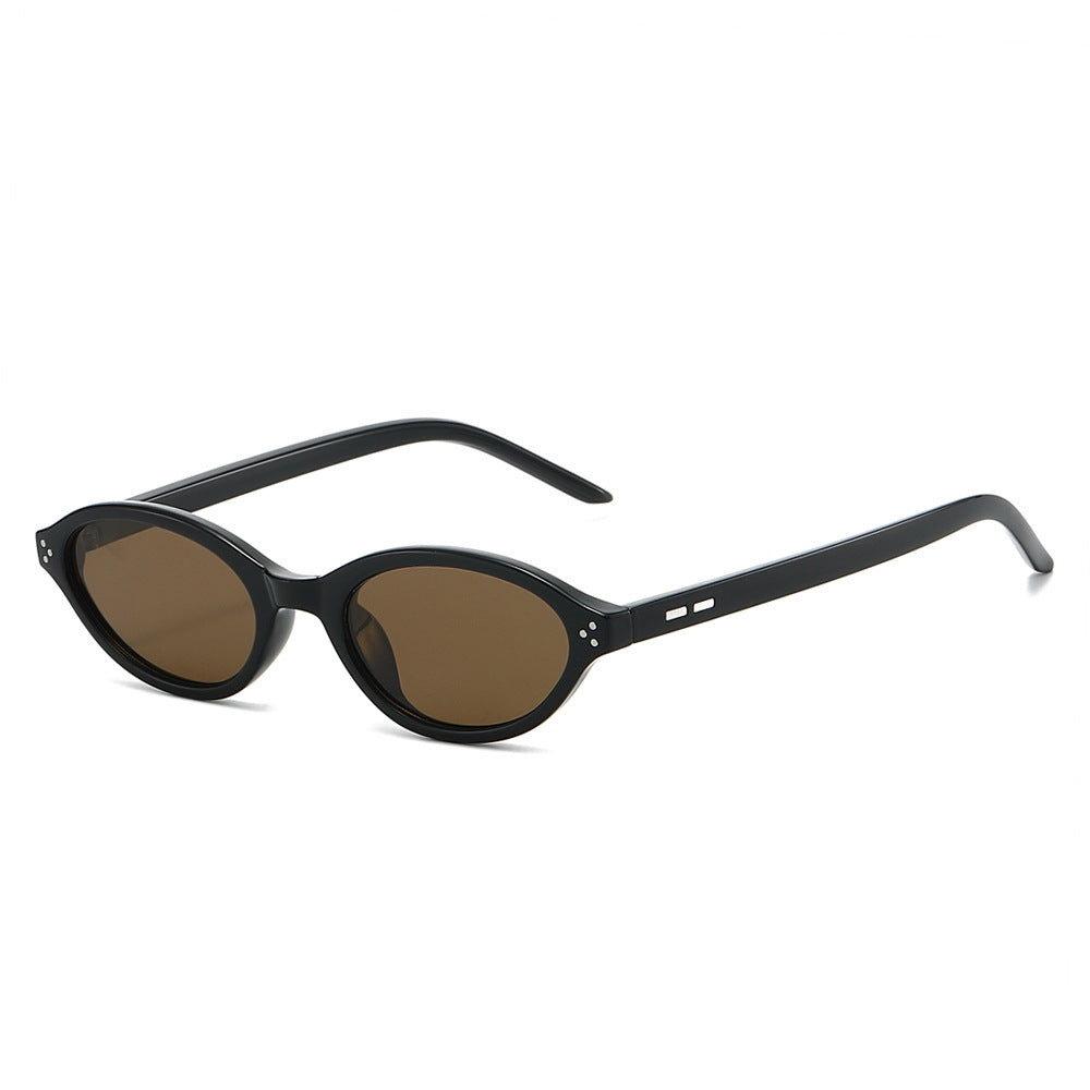 Retro-Inspired Oval Frame Sunglasses Bowlift 1787812534