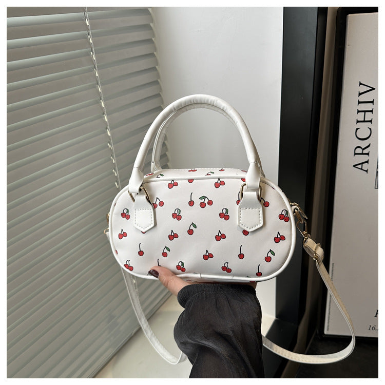 Playful Cherry Print Mini Handbag Bowlift