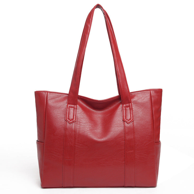 Stylish and Spacious Leather Bag Bowlift