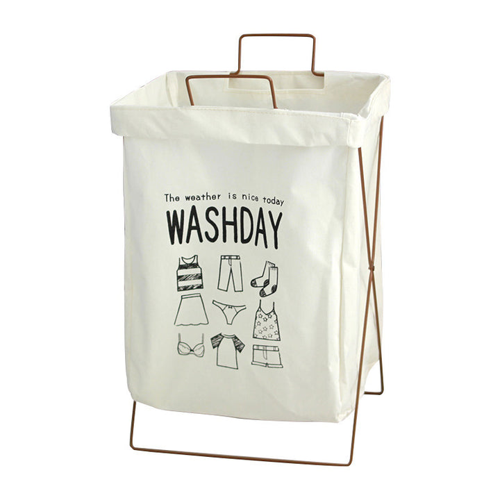 Decorative laundry basket with inspiring quotes Bowlift