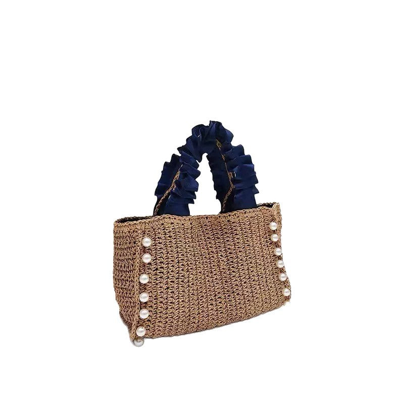 Trendy basket bag with volumetric carrying capacity Bowlift