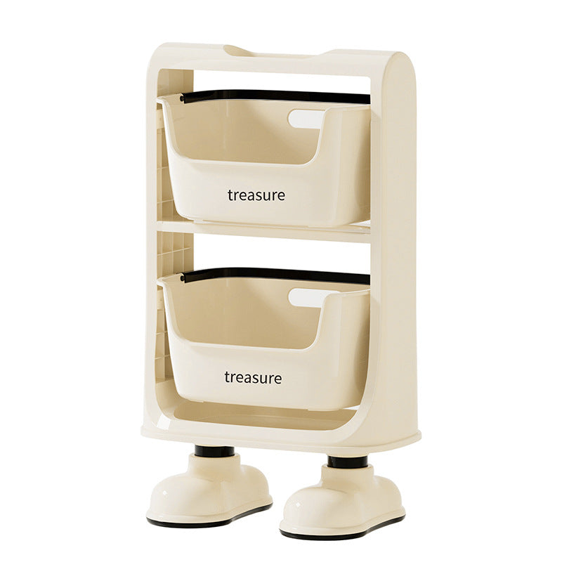 Multi-Tier Storage Organizer with Baskets Bowlift